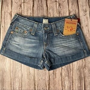 True Religion Allie Denim Shorts Size Size 27 NWT